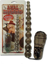 You2Toys Anal Rodeo Anal Beads with Vibration Black 20cm