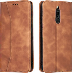 Bodycell PU Leather Wallet Δερματίνης Καφέ (Red...