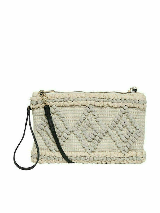 Only Damen Umschlagtasche Beige