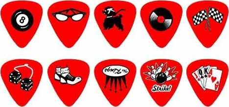 D'Andrea Πένα Κιθάρας Cool Plecs Rockabilly Πάχους 0.96mm Συσκευασία 1τμχ Heavy