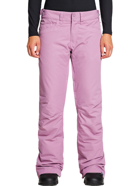 Roxy Backyard ERJTP03091-PLR0 Γυναικείο Παντελόνι Σκι & Snowboard Ροζ