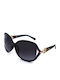 Escada Women's Sunglasses with Black Plastic Frame and Black Gradient Lens SES A15G 0Z42