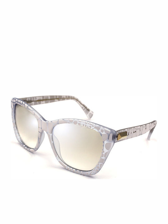 Emilio Pucci Women's Sunglasses with White Plastic Frame EP732S 102