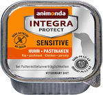 Animonda Integra Protect Sensitive Umedă pentru Câini Câine cu Pui fără Cereale în Tavă 1 x 150gr.