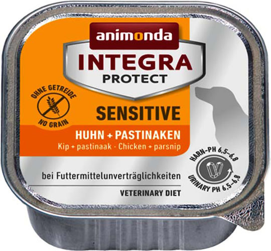 Animonda Integra Protect Sensitive Υγρή Τροφή Σκύλων σε Ταψάκι με Κοτόπουλο 150gr