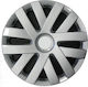 Farad Auto Radkappen Set mit Marke VW 4Stück 15" Silber
