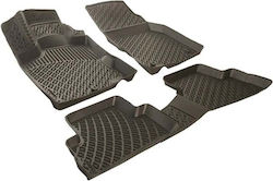 Rizline Set Front and Back 4pcs for Subaru XV 2012-2017 Black