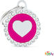 My Family Glam Herz mit Swarovski Hundetag Rund...