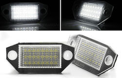 Tuning-Tec License Plate Lights Led 12V for Ford Mondeo 00-07 2pcs