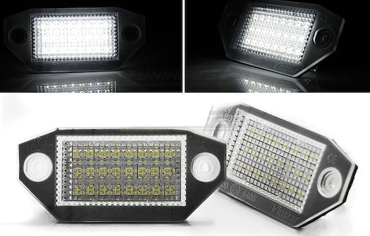 Tuning-Tec License Plate Lights Led 12V for Ford Mondeo 00-07 2pcs