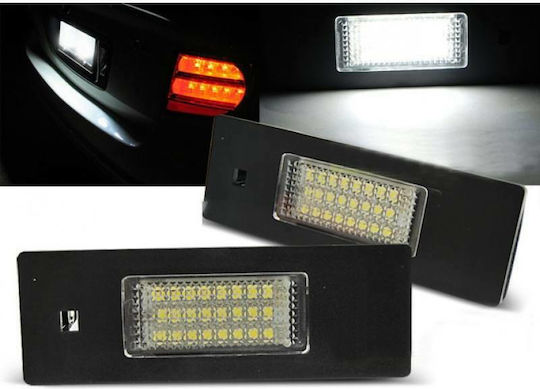 Vinstar Светлини За Регистрационната Табела LED BMW Серия 1 E81,E87,F20,F21 / 6 E63,E64,F12,F13 / Z4 E85,E86,E89 / MINI R55,R60 Canbus 2 Бройки