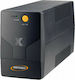 Infosec X1-1000 UPS Line-Interactive 1000VA 480W with 4 IEC Power Plugs