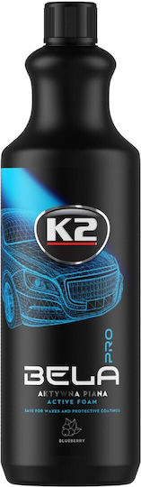 K2 Bela Blueberry Σαμπουάν Πλυσίματος Αυτοκινήτου Ενεργού Αφρού 1L