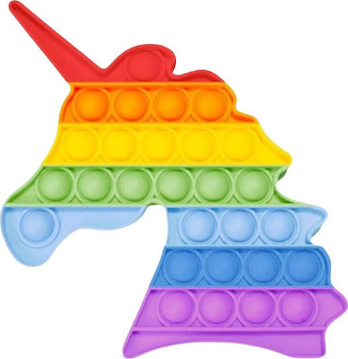 Anti Stress Fidget Bubble Pop Αγχολυτικό Παιχνίδι Μονόκερος Rainbow