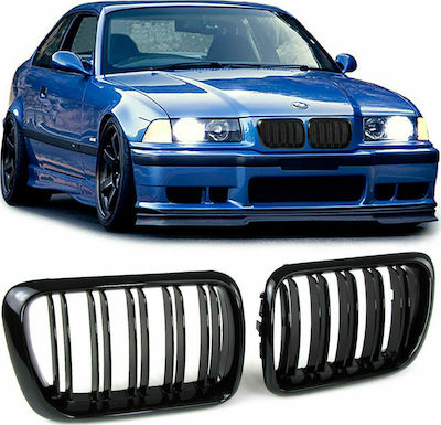 Carner Καρδιές BMW 3 E36 M4 Look Facelift 1996-1999 Gloss Black