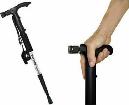 Kifidis Orthopedics Μπαστούνι Αλουμινίου Ρυθμιζόμενο με Φακό Μπαστούνι Βάδισης Κόκκινο 001.3605