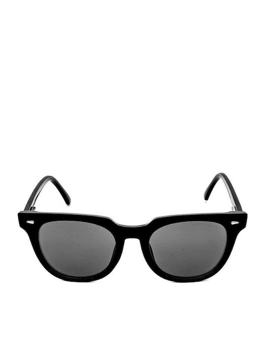 Moscow Mule Miami Women's Sunglasses with Black Plastic Frame and Black Polarized Lens MM/3361/1