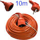 Extension Cable Cord 10m Orange