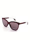 Police Women's Sunglasses with Burgundy Plastic Frame and Burgundy Lens SPL621 Z05G