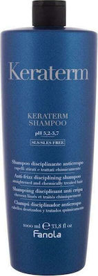 Fanola Keraterm Shampoos Glättung für Frizzy Haare 1x1000ml