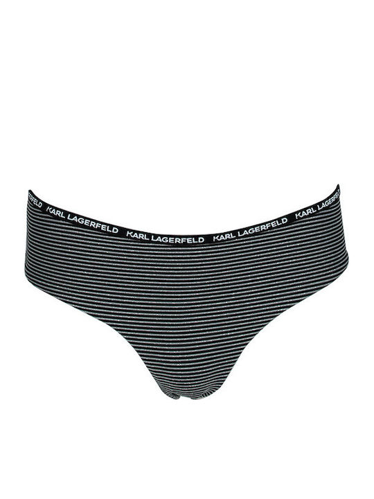 Karl Lagerfeld KL21WBT04 Bikini Slip Schwarz KL21WBT04_ONLY