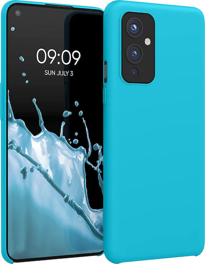 KWmobile Soft Flexible Back Cover Silicon Albastru de gheață (OnePlus 9)
