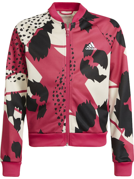 Sportlich Kinderstrickjacke Rot Aeroready