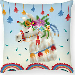 Diamond Dotz Diamond Painting Pillow Kit Ψηφιδωτό Mini Llama Party