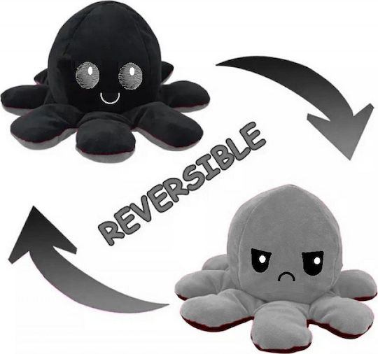 Λούτρινο Reversible Octopus Αναστρέψιμο Χταπόδι Που Αλλάζει Διάθεση