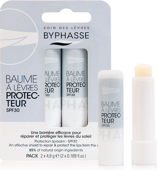 Byphasse Подредба Балсам за устни SPF30 2 опаковки 2 x 8гр