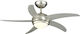 Redled Breeze Ventilator De Tavan 140cm Cu Lentile De Mărire Argintiu
