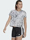 Primeblue Fast Graphic Γυναικείο T-shirt Fast Drying Animal Print Γκρι