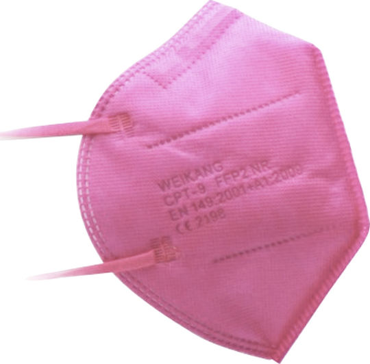 Weikang FFP2 NR Filtering Half Mask Schutzmaske FFP2 Rosa 20Stück
