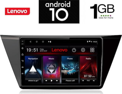 Lenovo Sistem Audio Auto pentru Volkswagen Turul 2016> cu Clima (Bluetooth/USB/AUX/WiFi/GPS/Partitură) cu Ecran Tactil 10.1" IQ-AN X5989_GPS