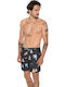 Protest Lamar Men's Swimwear Shorts Gray with Patterns