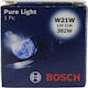 Bosch Lampen Auto PURE LIGHT W21W Halogen 12V 21W 1Stück