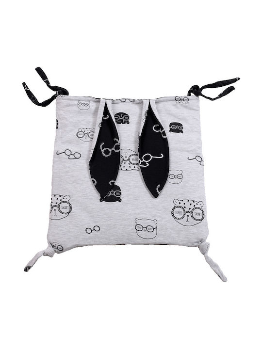 Minene Baby Crib Hanging Storage Bag Animals Gray 1pcs