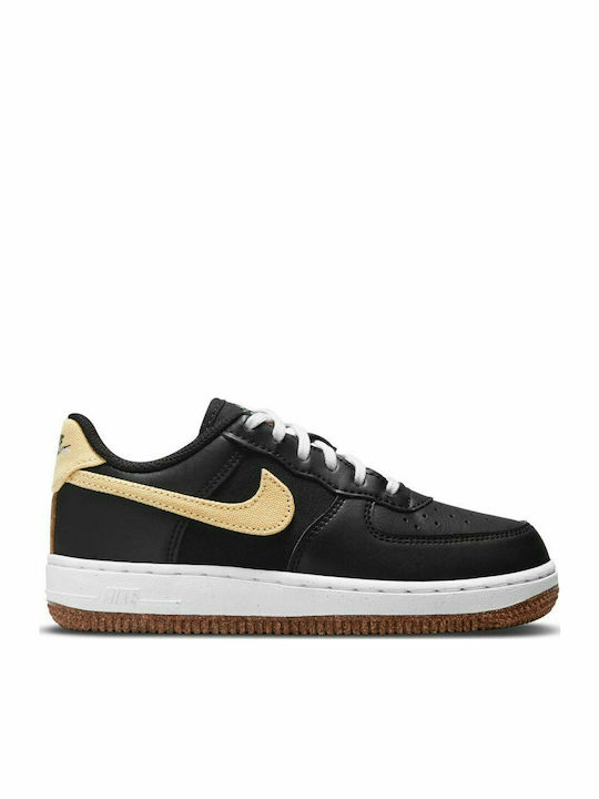 Air Force 1 Force 1 LV8 Детски Маратонки Черно / Бяло / Solar Flare