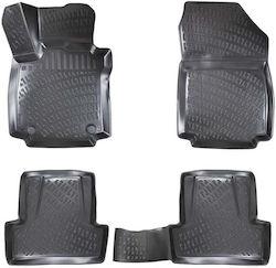 Rizline Set Front and Back 4pcs for Renault Clio 2012-2019 Black