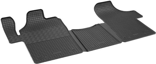 Rigum Front Mats 3pcs for Mercedes-Benz V / Viano / Vito 2003-2014 Black