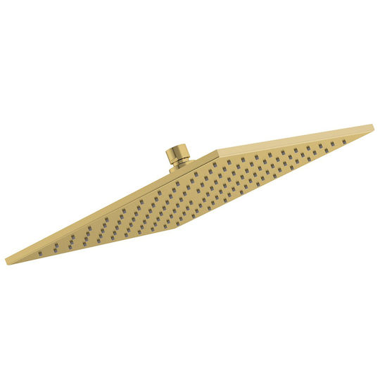 Ideal Standard Idealrain Τετράγωνη Κεφαλή Ντουζ 30x30cm Brushed Gold