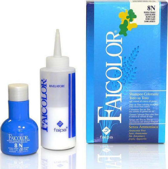 Faipa Faicolor Farb-Shampoo Ohne Ammoniak 8N 30ml