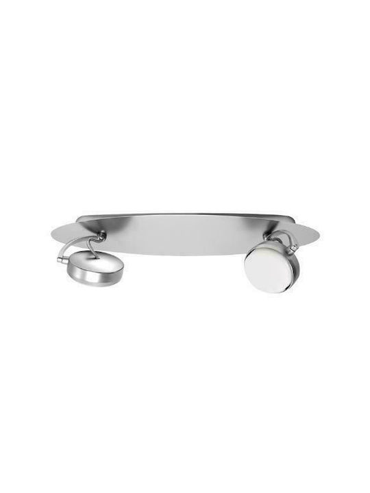 Fos me Doppel Spot mit Fassung null in Silber Farbe