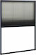 vidaXL Σίτα Παραθύρου Πλισέ Μαύρη από Fiberglass 120x80cm 148665