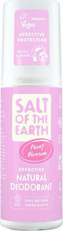 Salt of the Earth Salt Of The Earth Peony Blossom Effective Natural Deodorant Deodorant Natural sub formă de Spray Fără aluminiu 100ml