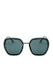 Moscow Mule Ochelari De Soare Pentru Femei Cu Ramă Metalică Neagră Și Lentile Polarized Gri