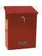 TX0073 Outdoor Mailbox Metallic in Red Color 30x10x45cm