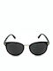 Moscow Mule Men's Sunglasses with Black Frame and Black Polarized Lens MM/2209/2