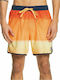 Quiksilver Massive Scallop Volley 16 Herren Badebekleidung Shorts Orange mit Mustern