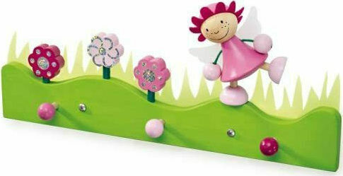 Selecta Wooden Kids Wall Hanger 43x18.5cm